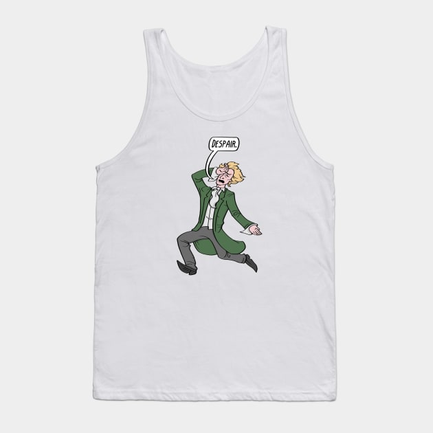 Kierkegaard Depair Tank Top by ExistentialComics